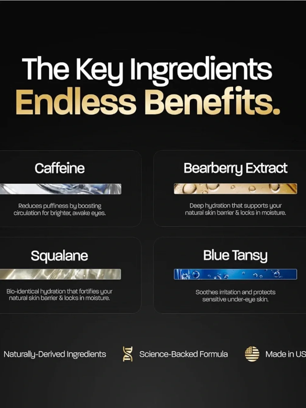 BASED Under Eye Elixir, Hydrating & Refreshing Formula, Simple. Effective Eye